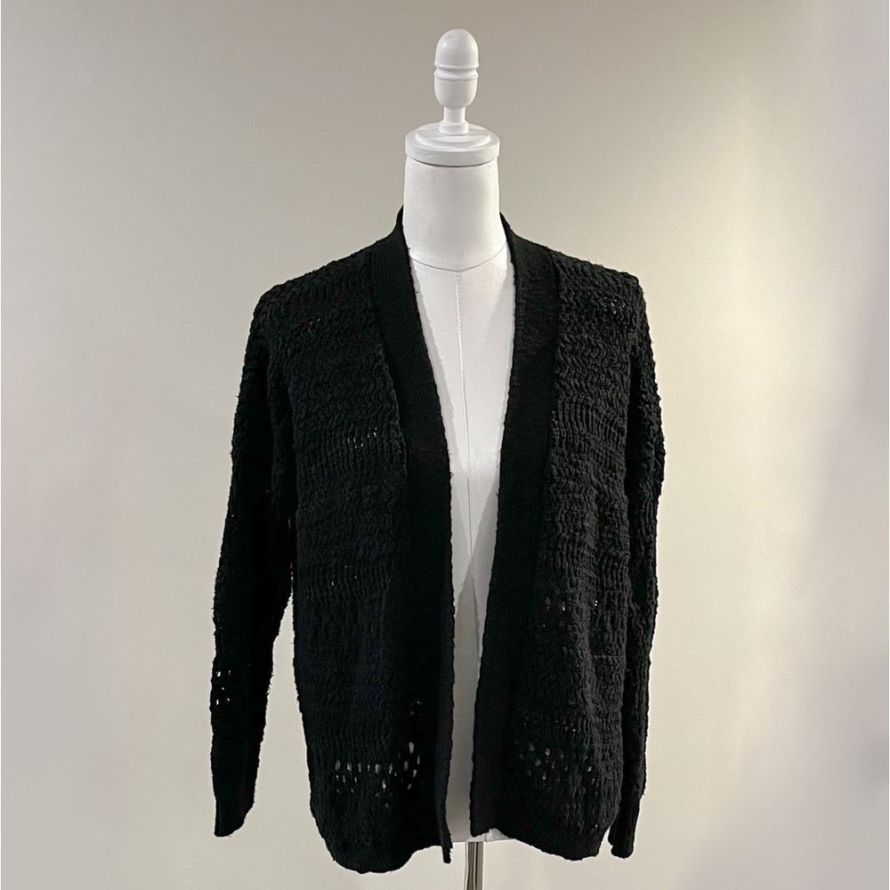 GAP Knit Cardigan Sweater – Black – Size Medium